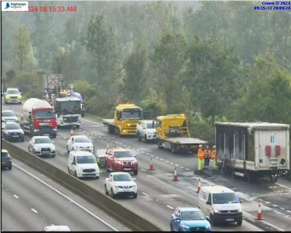 M25 fire