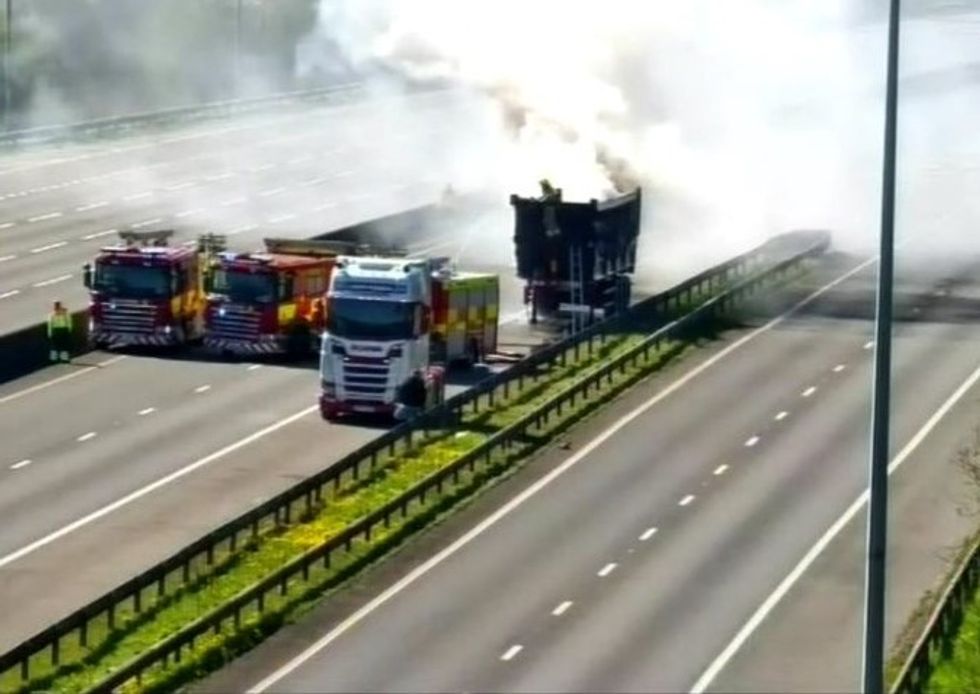 M25 fire