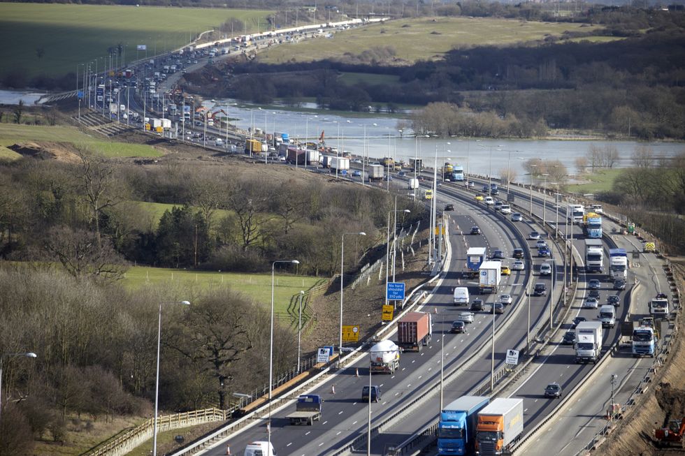 M25 traffic