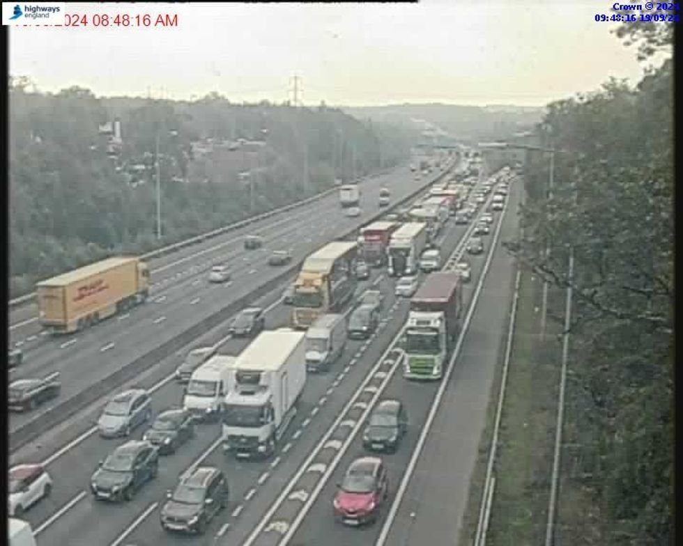 M25 traffic