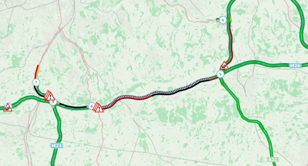 M25 traffic