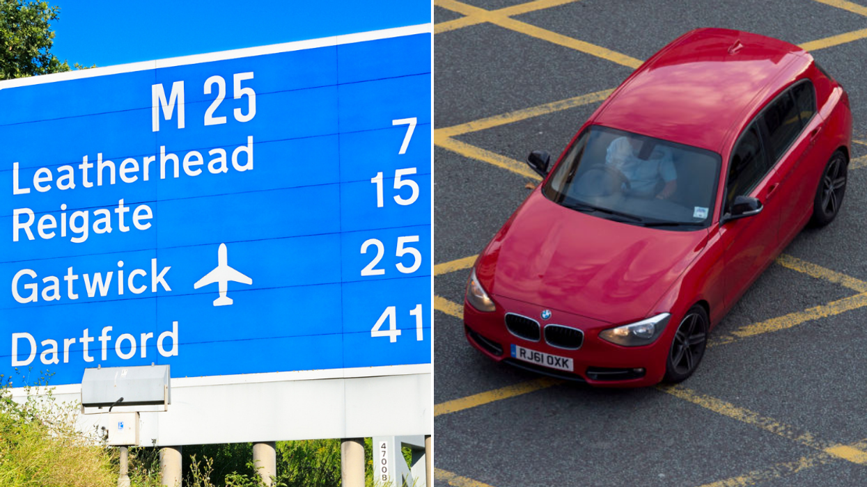 M25/yellow box junction