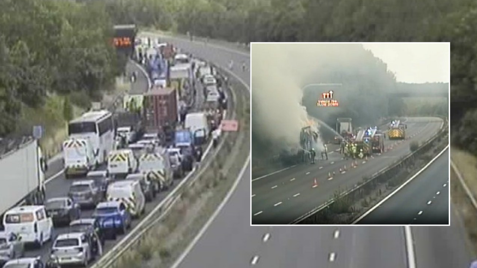 M4 fire and traffic