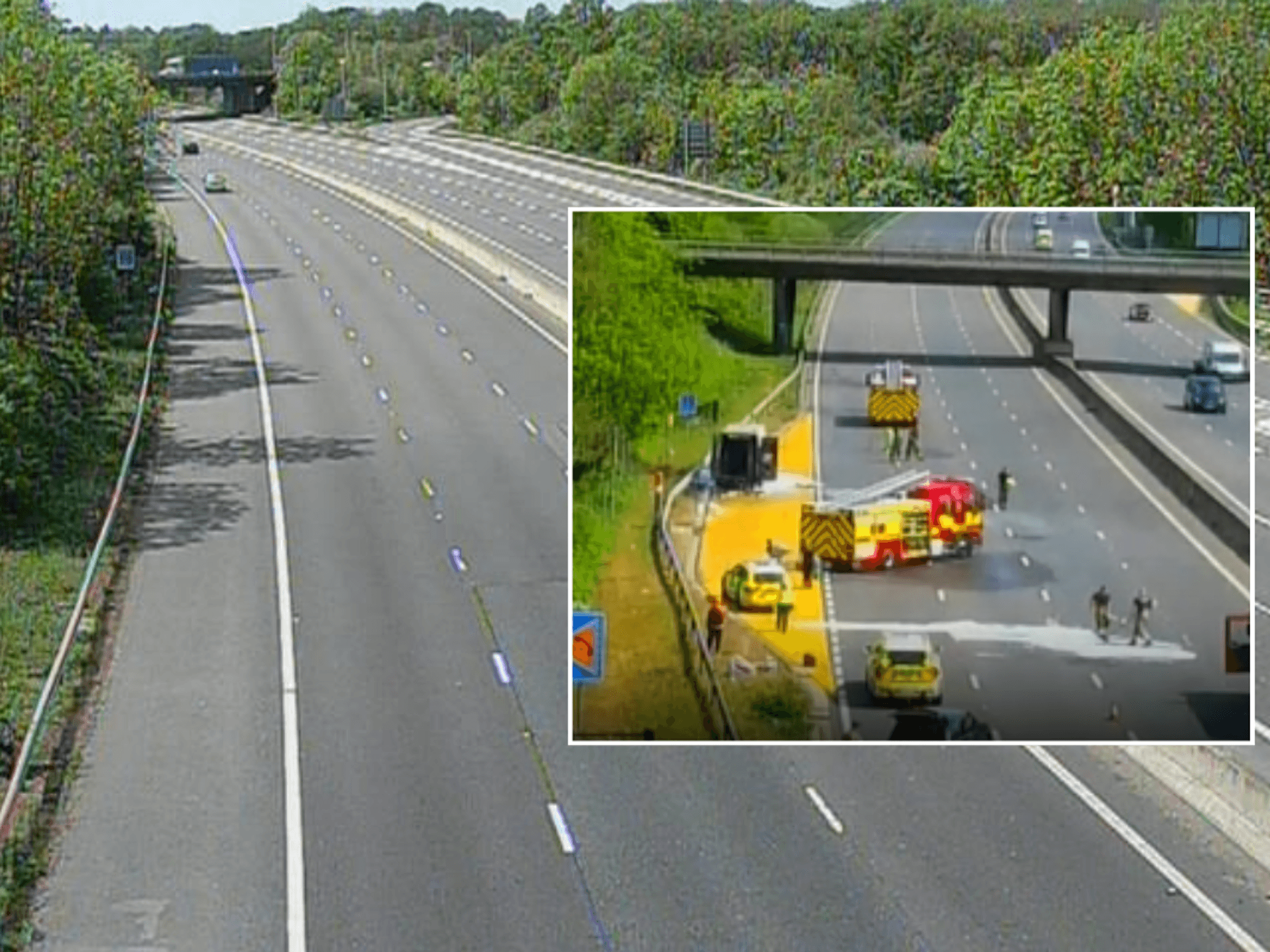 M4 road closures and fire services