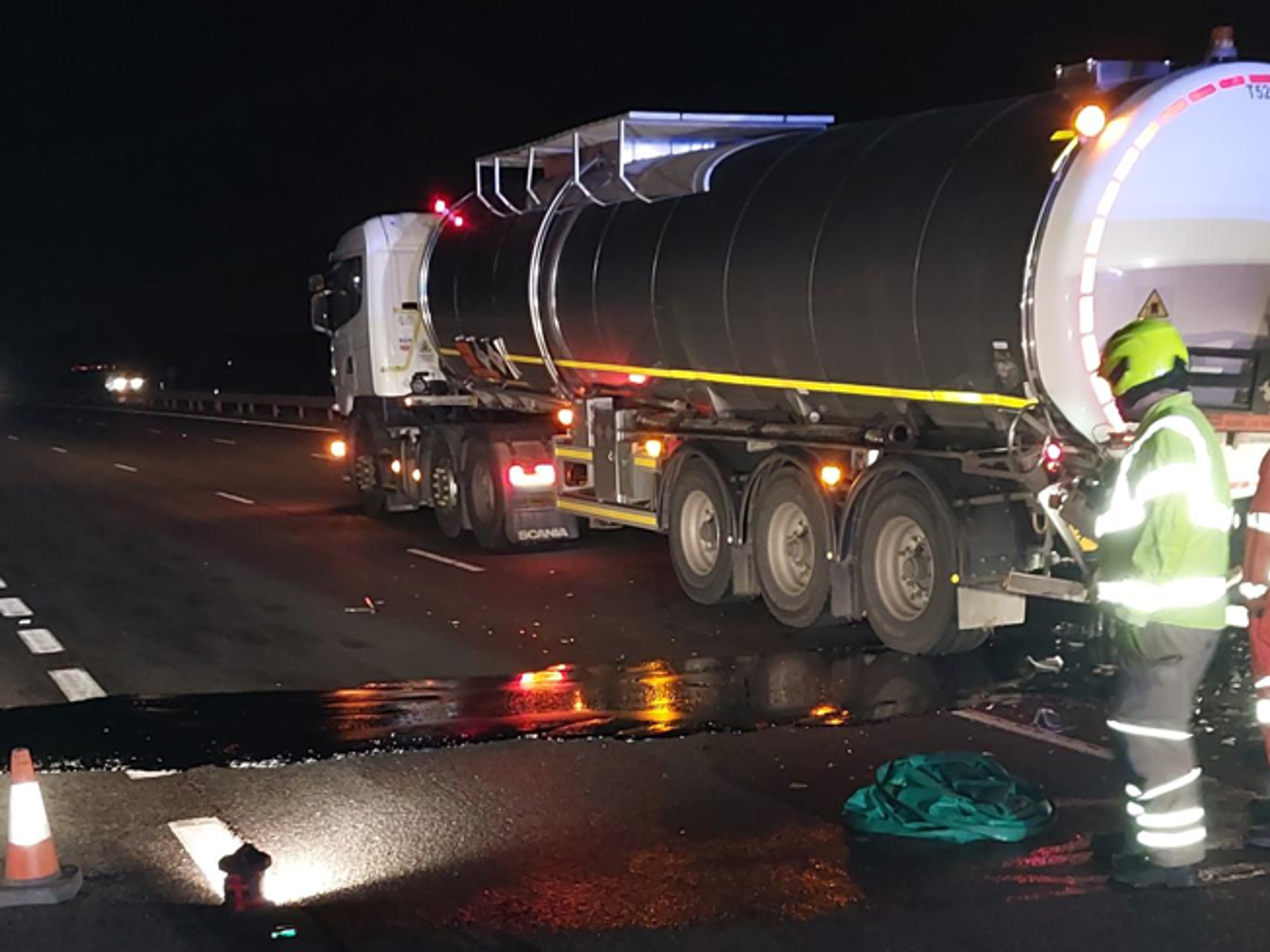 M40 tanker spill