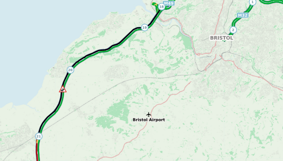 M5 road closures