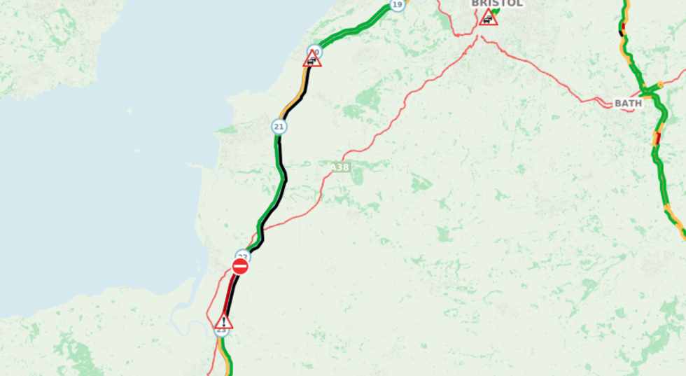 M5 traffic chaos