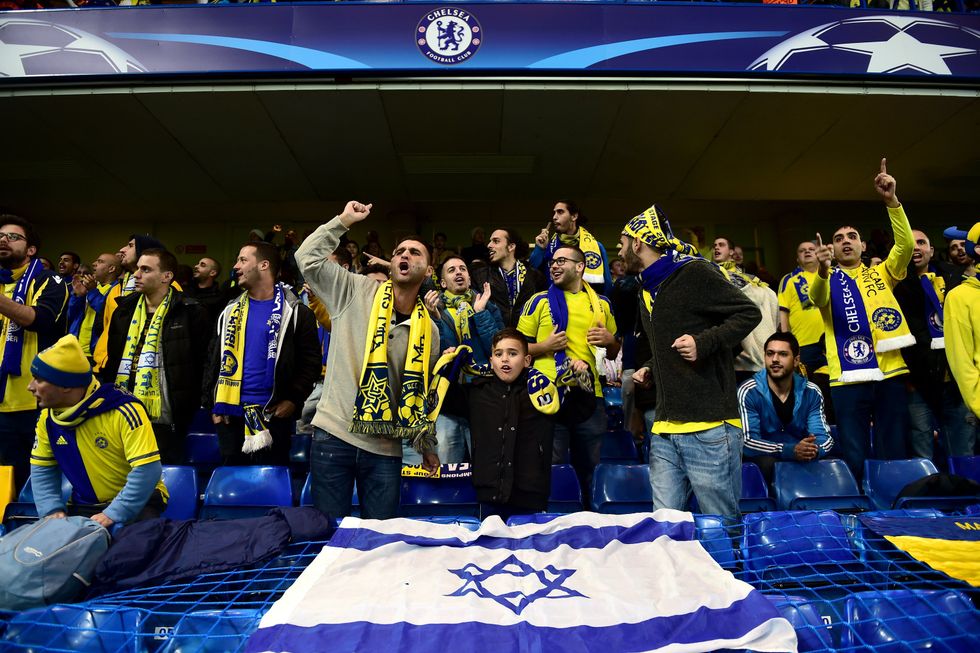 Maccabi Tel Aviv fans have been banned from attending the Europa League fixture against Aston Villa