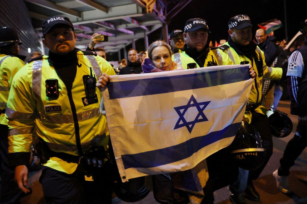 Maccabi Tel Aviv fans were banned from attending Thursday night's match against Aston Villa