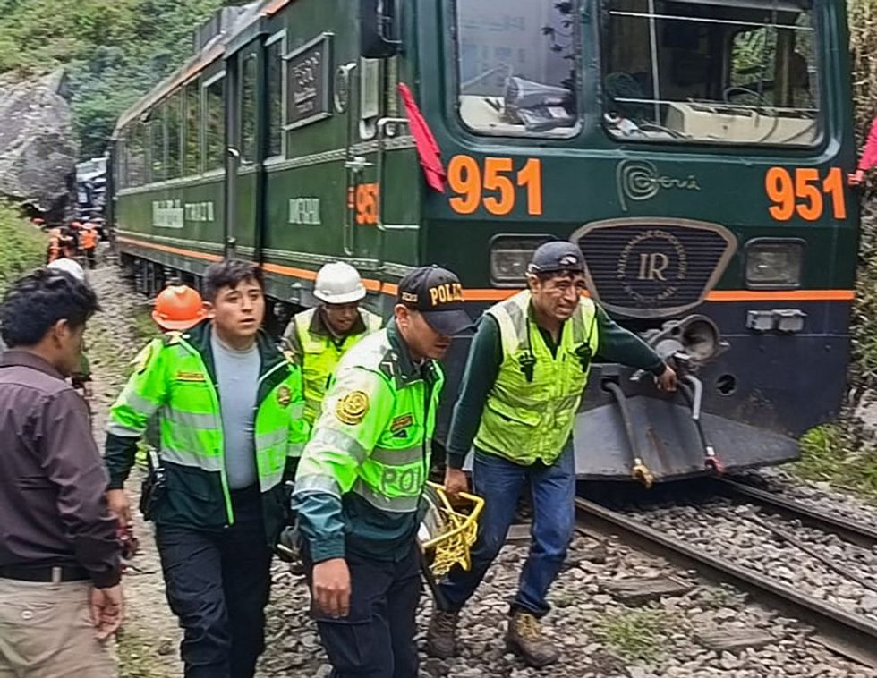 Machu Picchu train crash