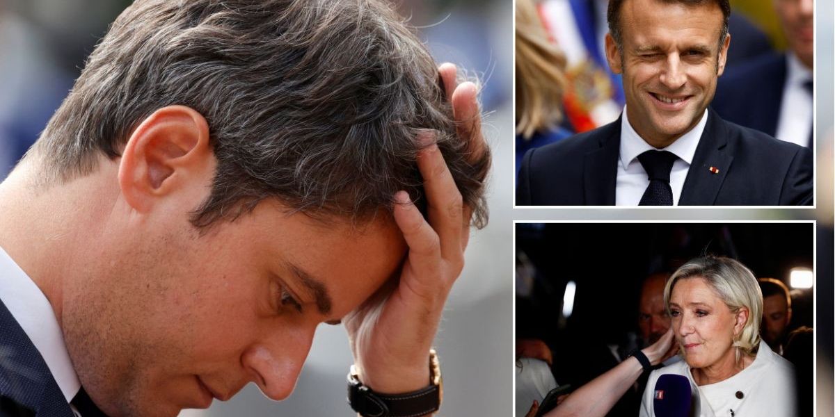 NextImg:Macron's protege Attal offers resignation as Le Pen claims President's position 'untenable'