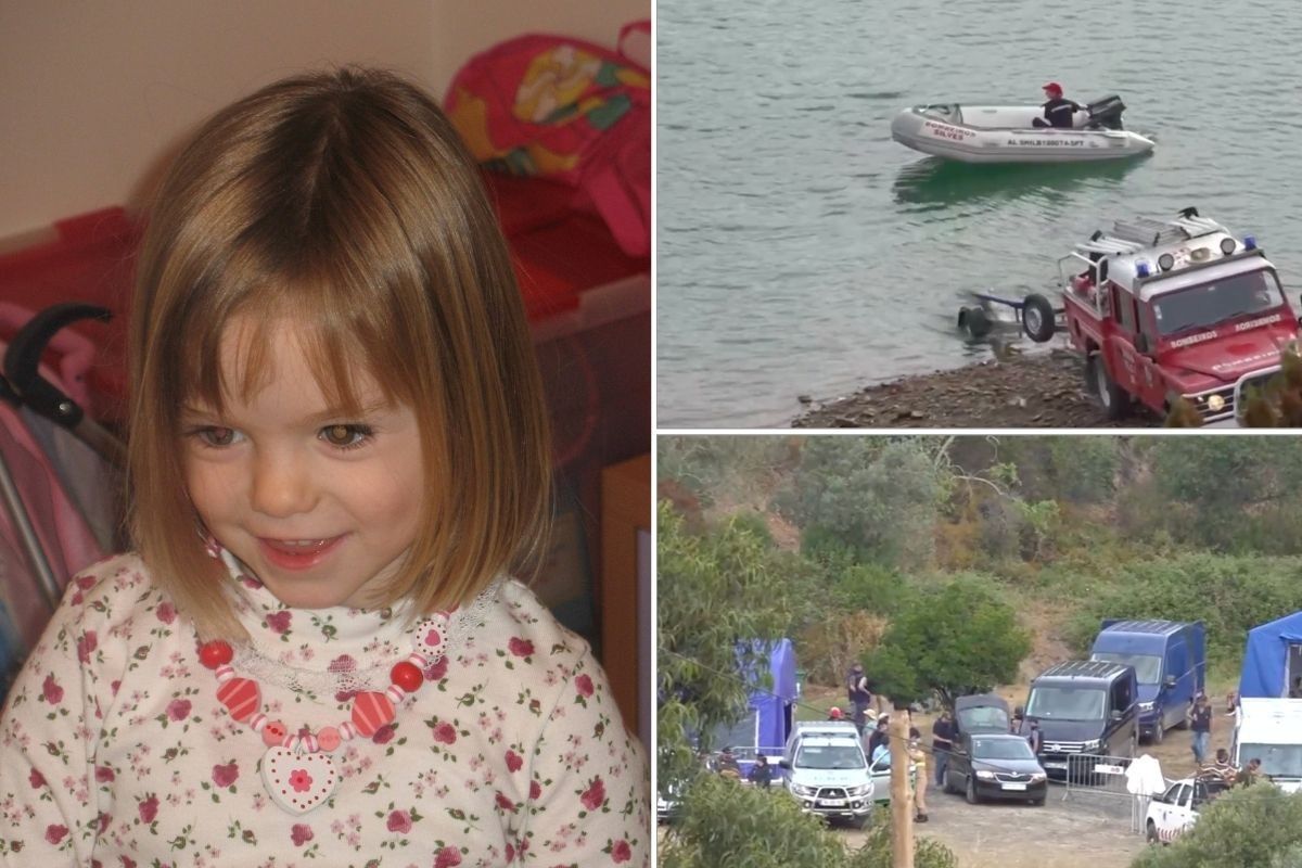 Madeleine McCann and two images of search in the Arade dam