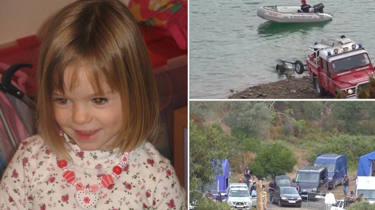 Madeleine McCann and two images of search in the Arade dam