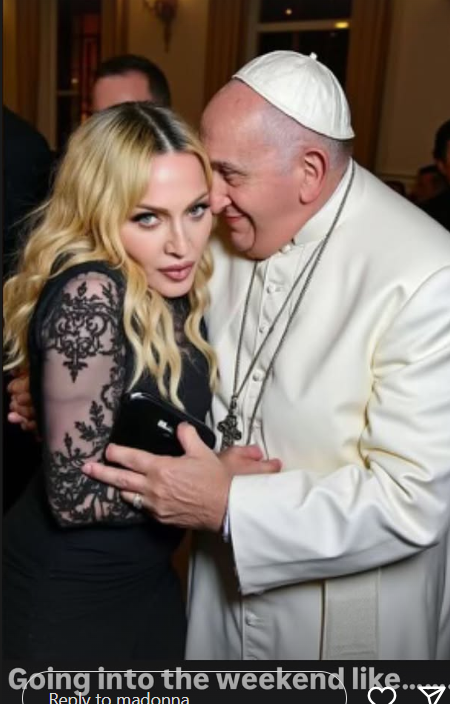 Madonna and Pope Francis