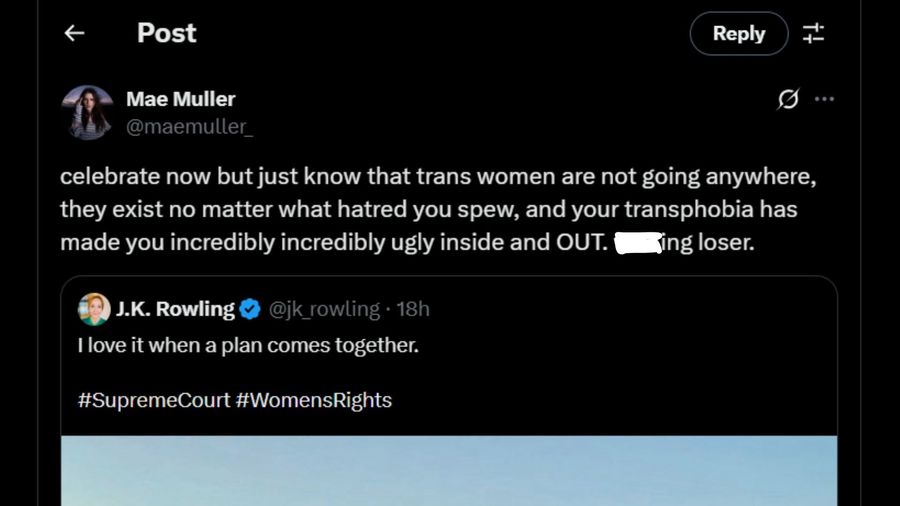 Mae Muller tweet