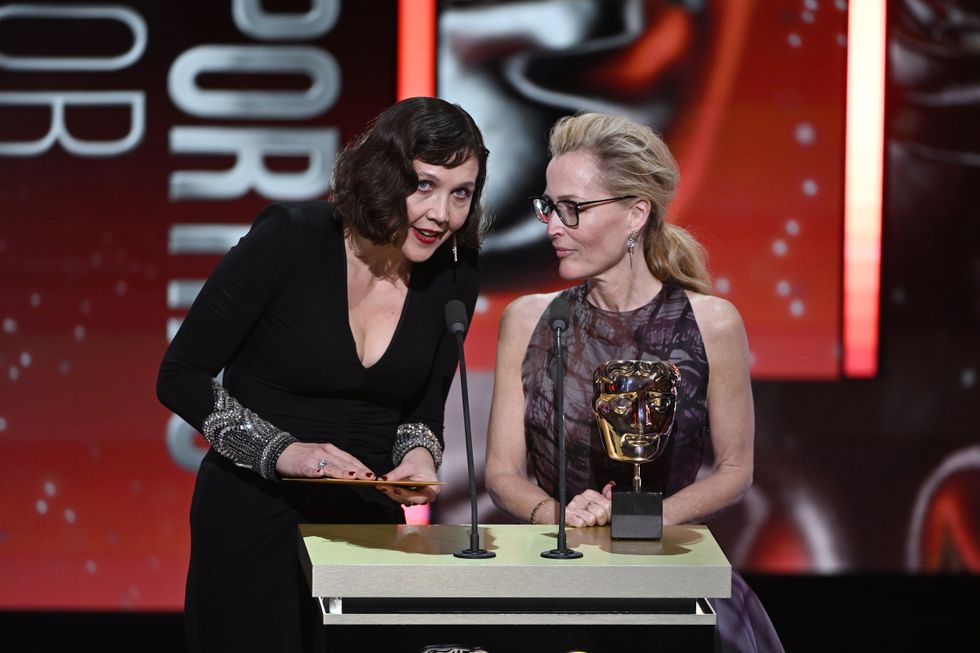 Maggie Gylenhaal and Gillian Anderson