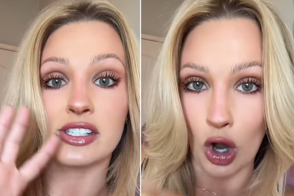 Maggie talking to followers