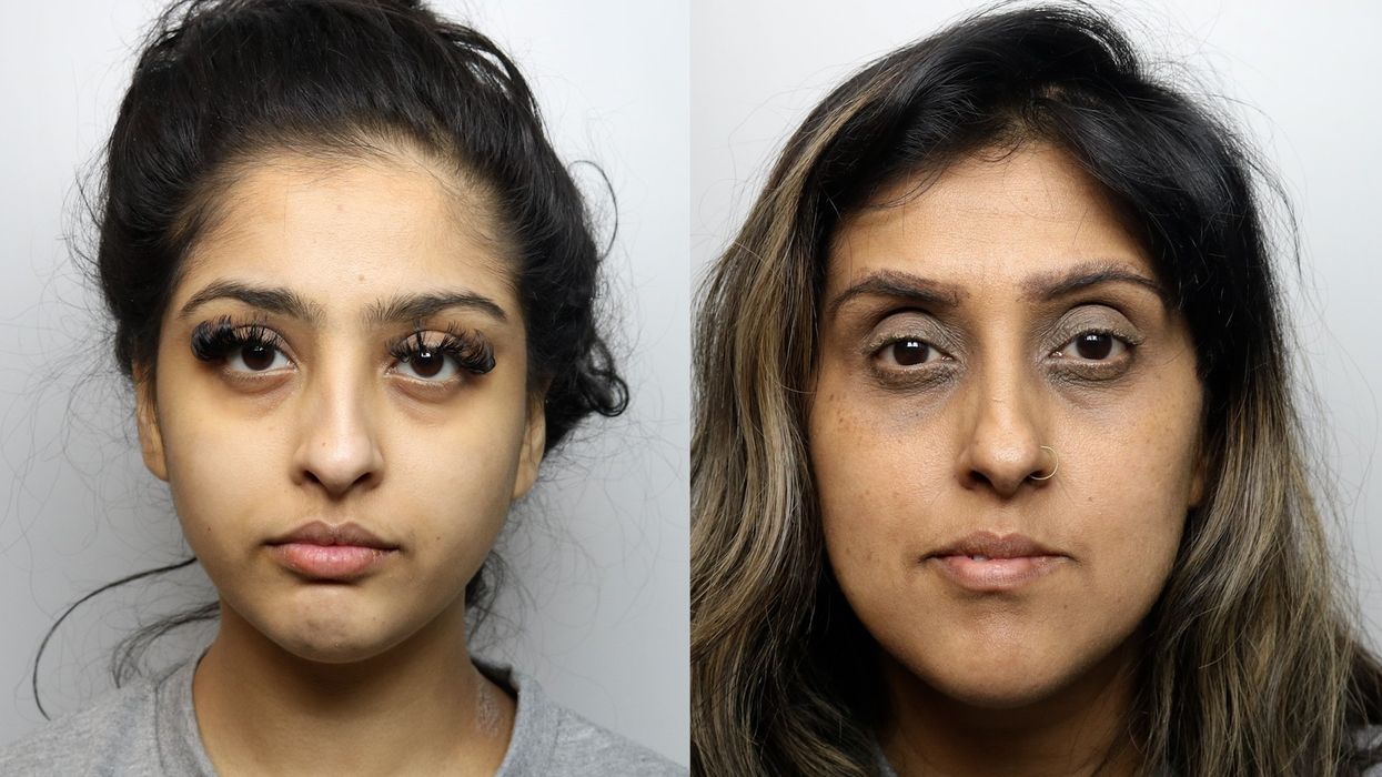 Mahek Bukhari (left) and Ansreen Bukhari (right)