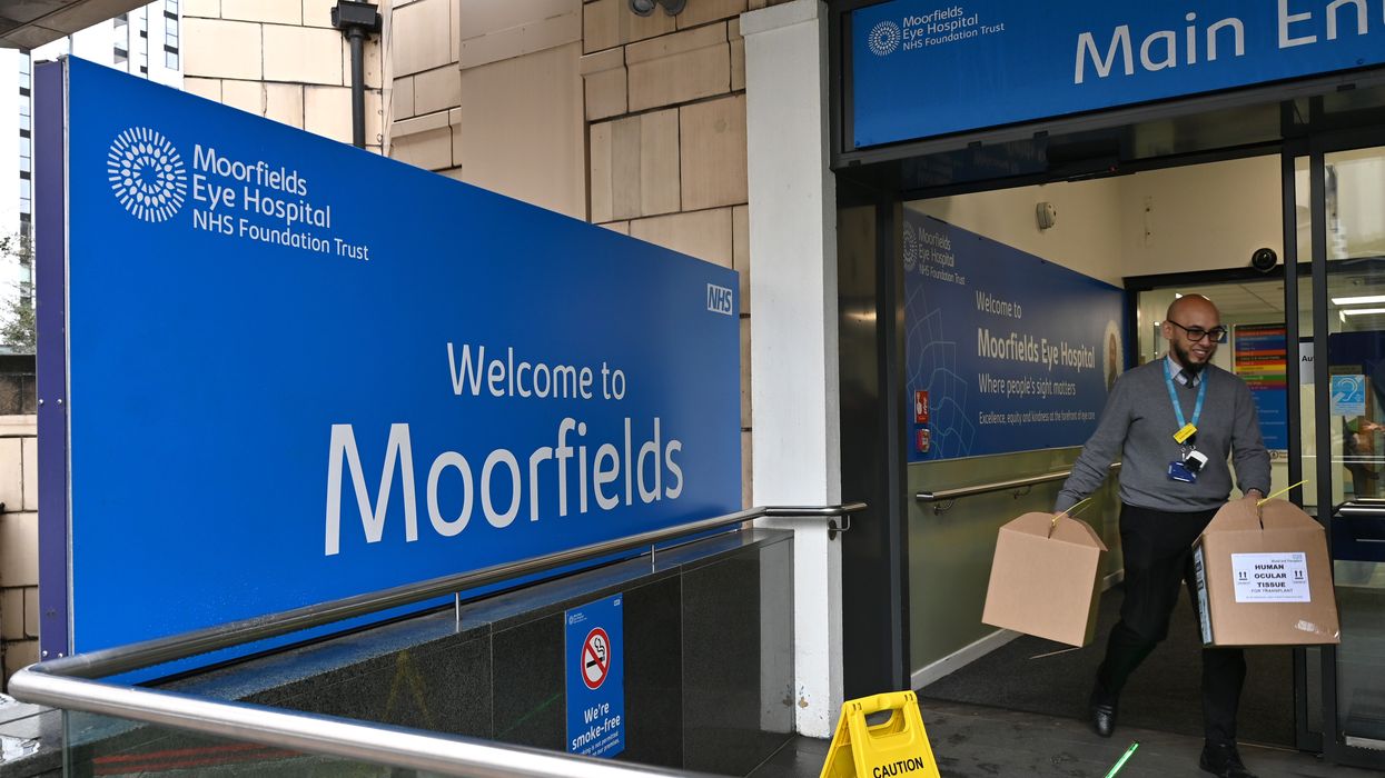 Main entrance of Moorfields Eye Hospital