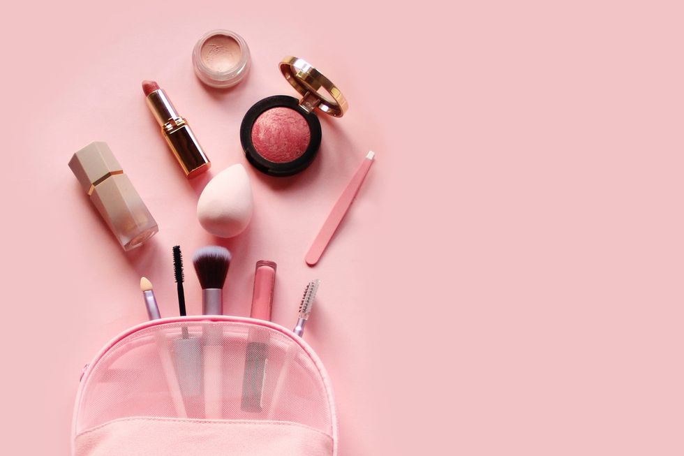 Make-up in makeup bag