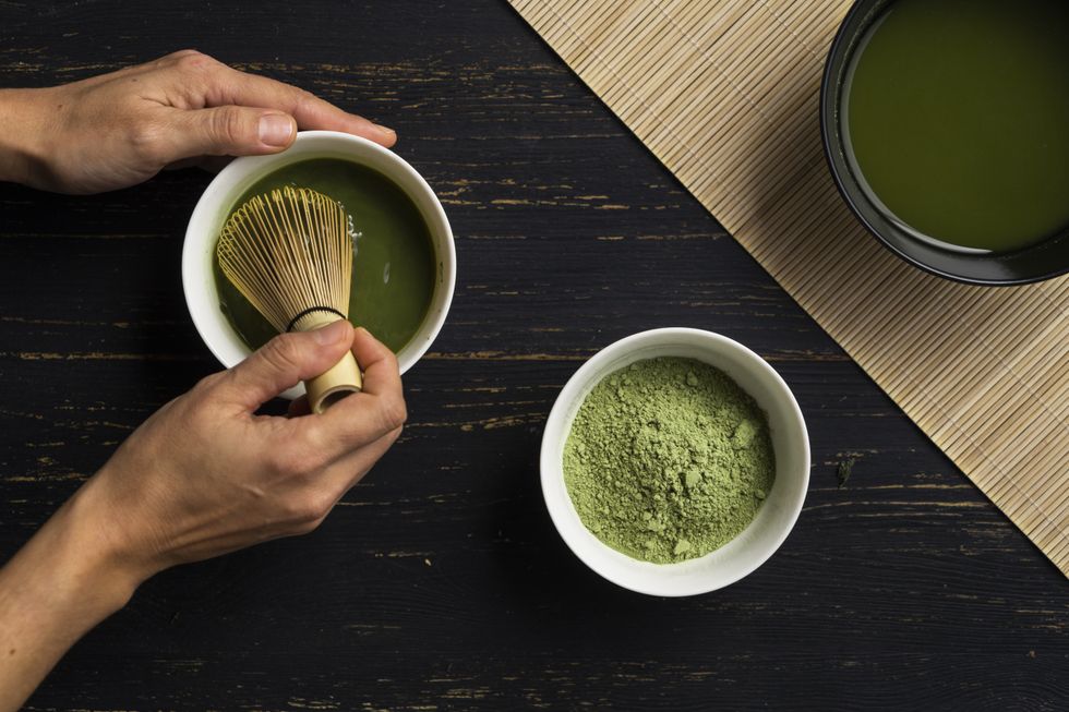 Making matcha