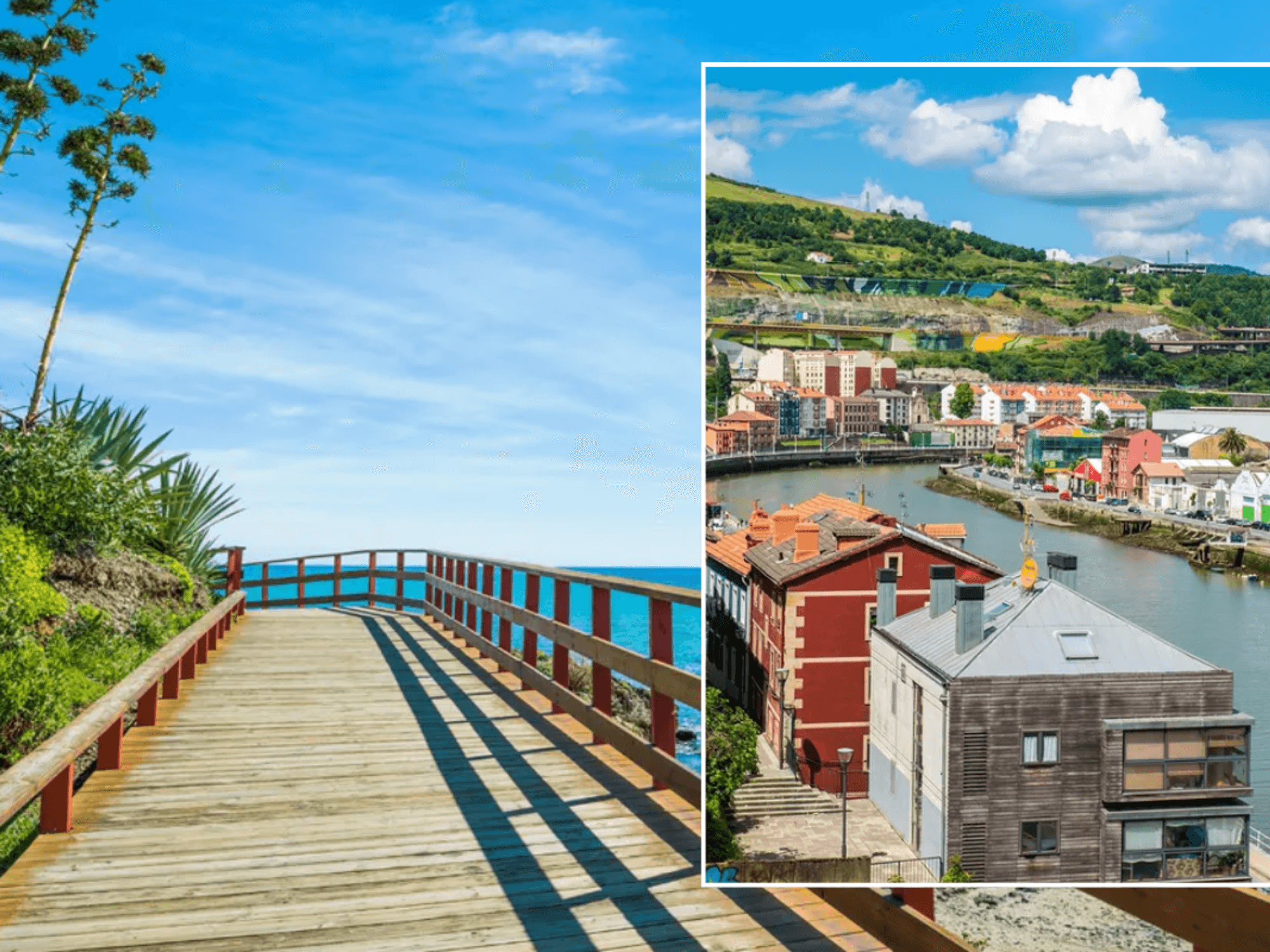 Malaga / Buildings in Bilbao, Spain