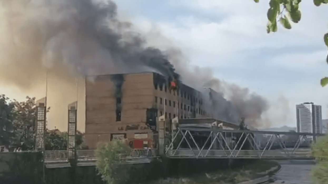 Malaga hotel fire
