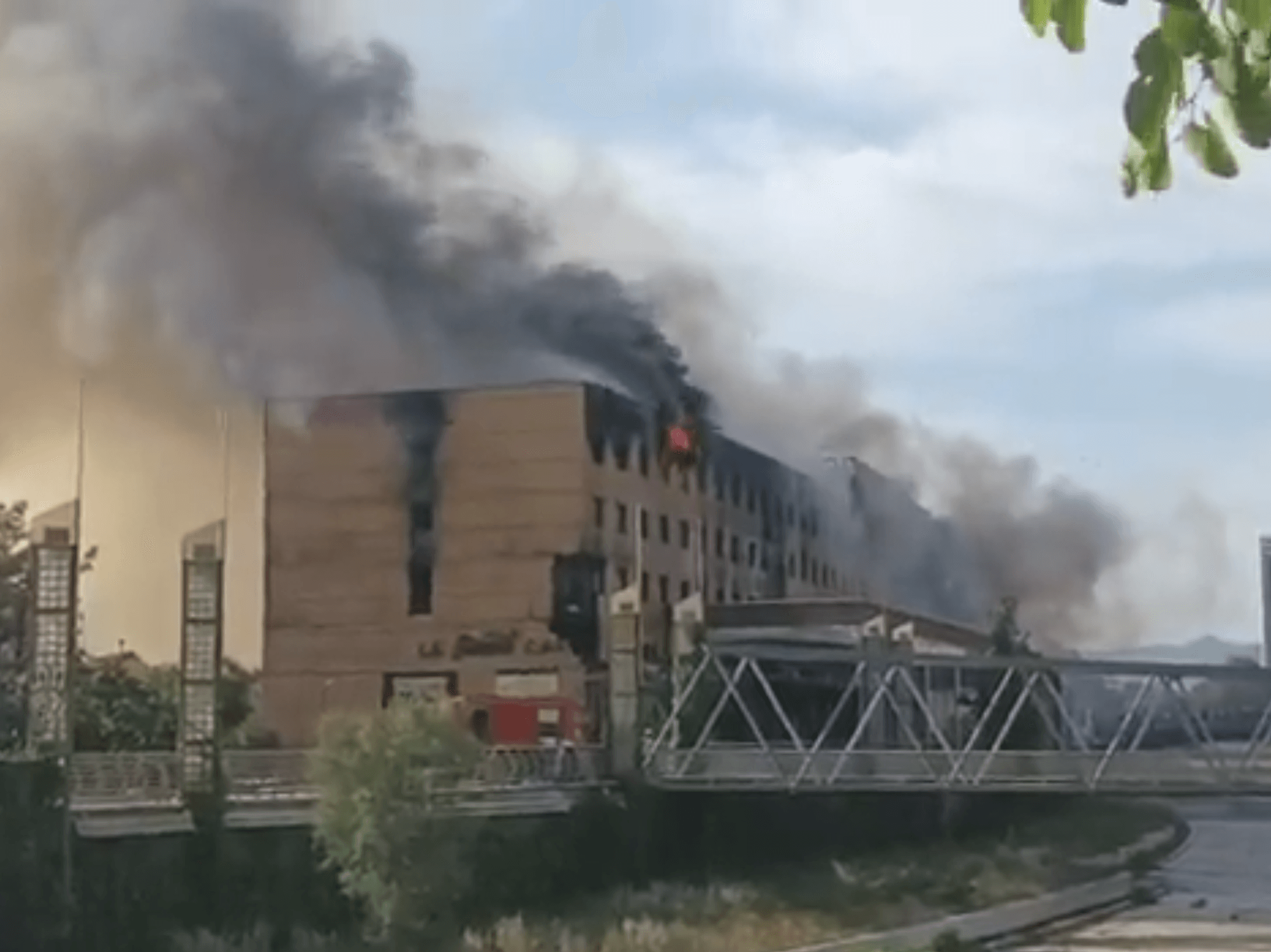 Malaga hotel fire