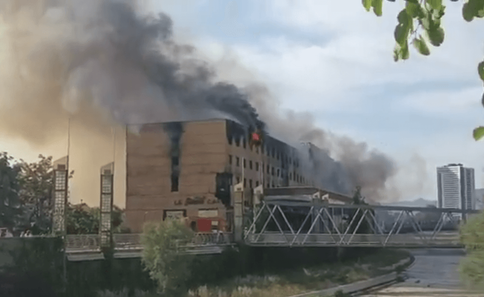 Hundreds evacuated as huge fire breaks out at tourist hotel in British-favourite holiday hotspot