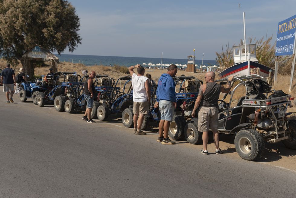 Malia tourists