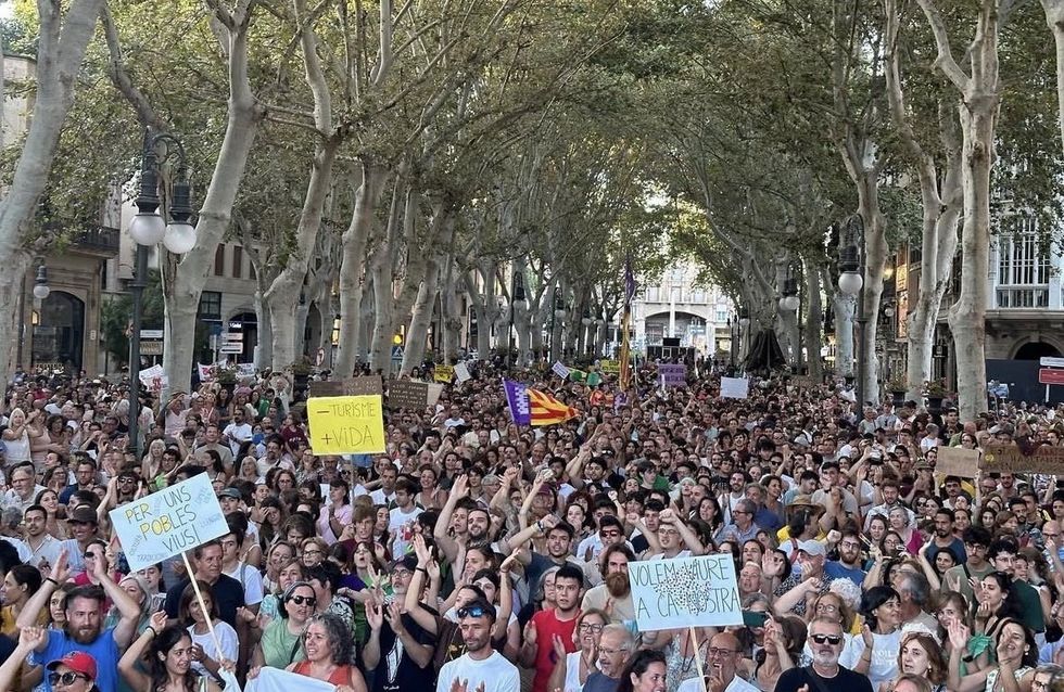 Protestos antiturismo em Maiorca