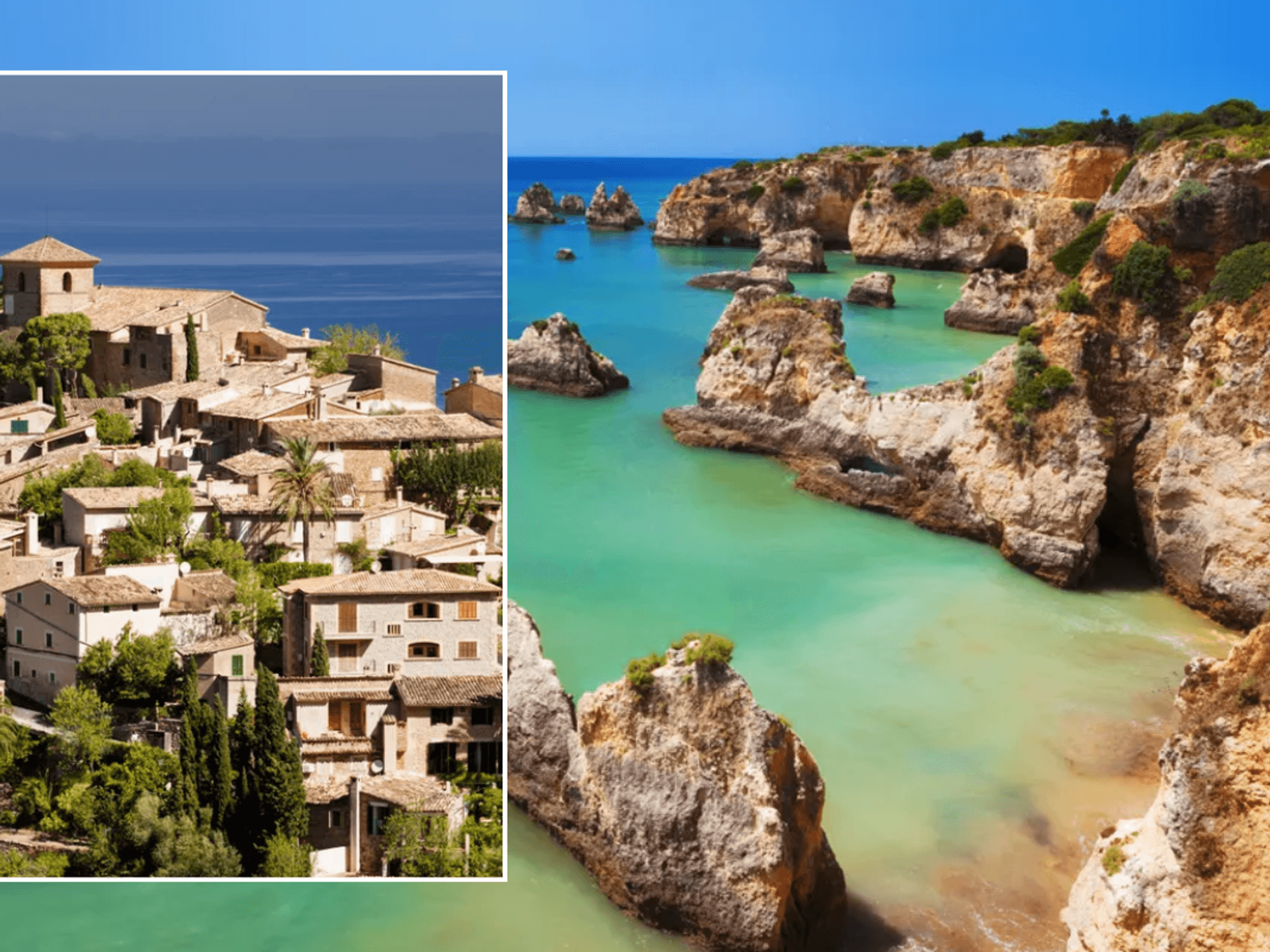 Mallorca, Balearic Islands, Spain / The Algarve, Portugal