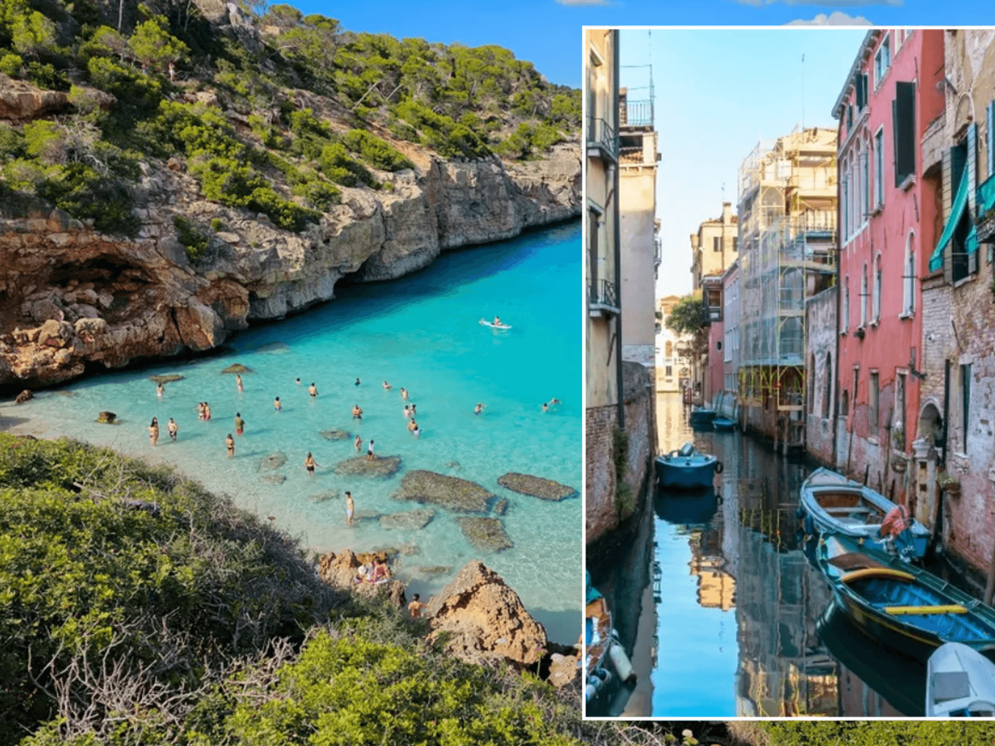 Mallorca, Spain / Venice, Italy