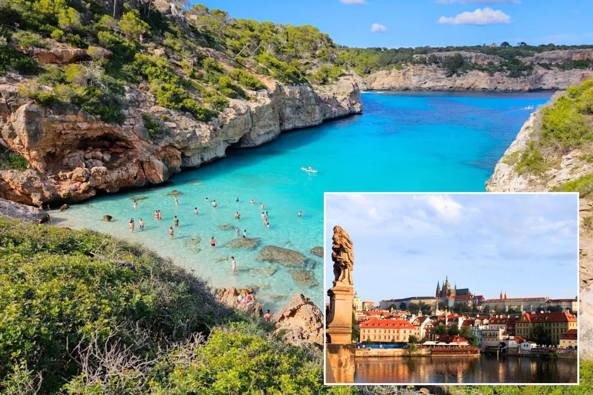 Mallorca water / Prague city