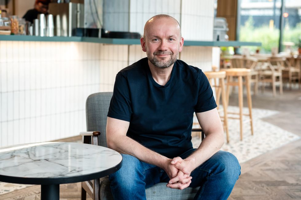 Man after weight loss