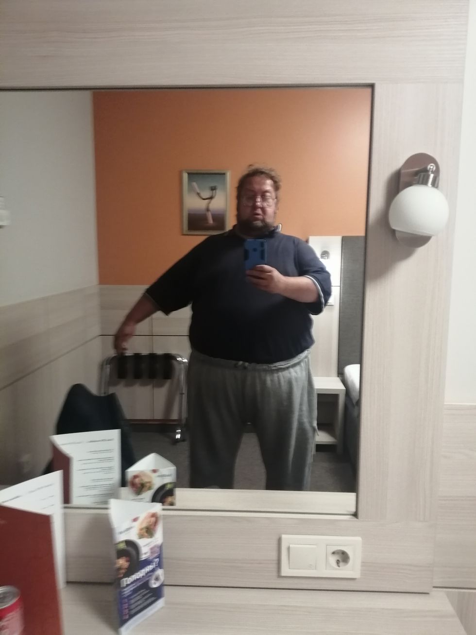 Man after weight loss