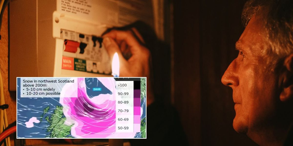 Britons urged to ‘prepare for power cuts’ as Storm Dave to hit millions of households Britons urged to ‘prepare for power cuts’ as Storm Dave to hit millions of households