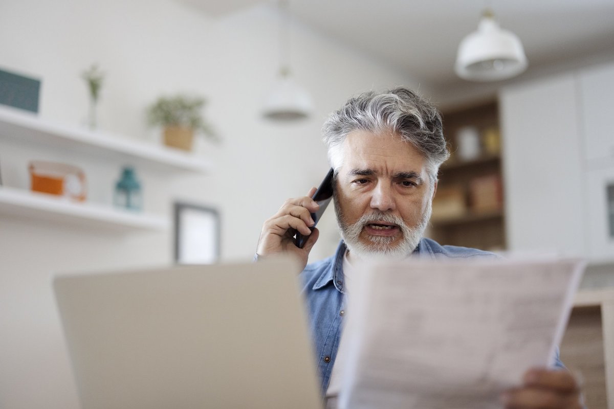 Man at laptop