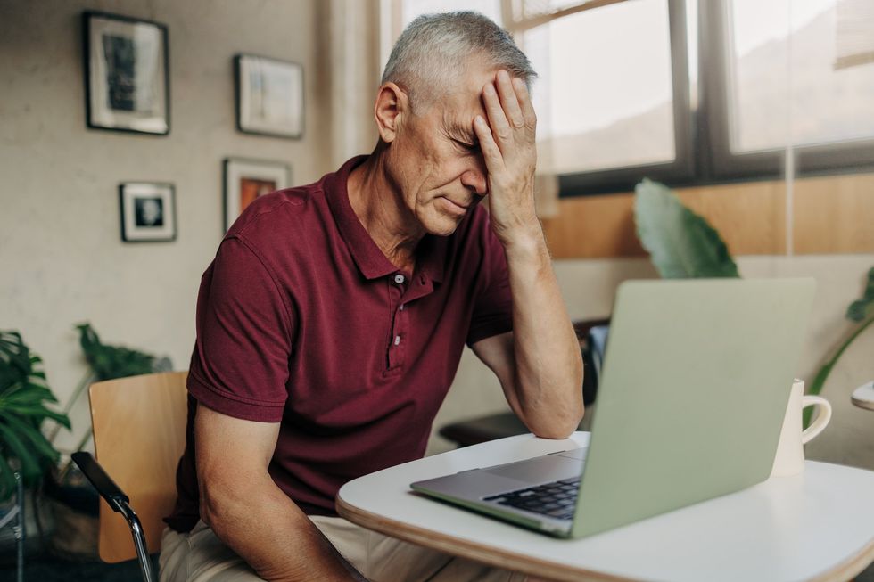 Man at laptop