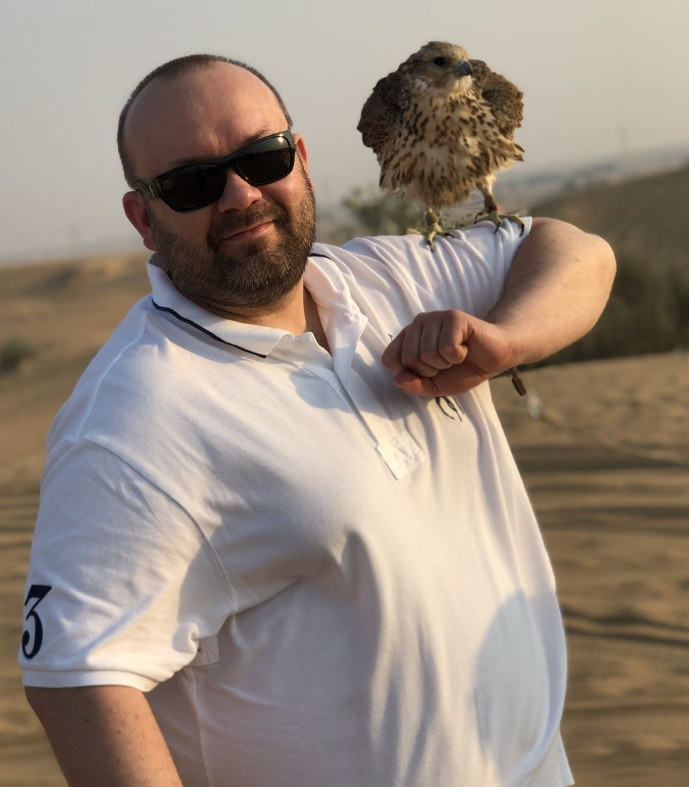 Man before weight loss