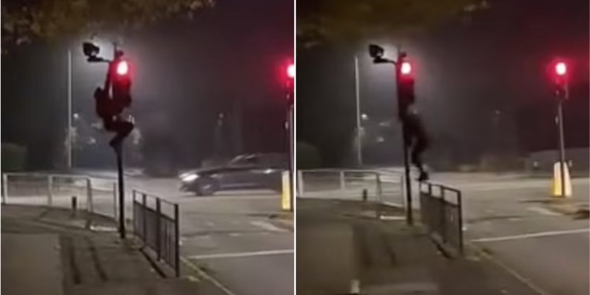 NextImg:Ulez vigilante caught on camera as he renders Sadiq Khan's cameras useless