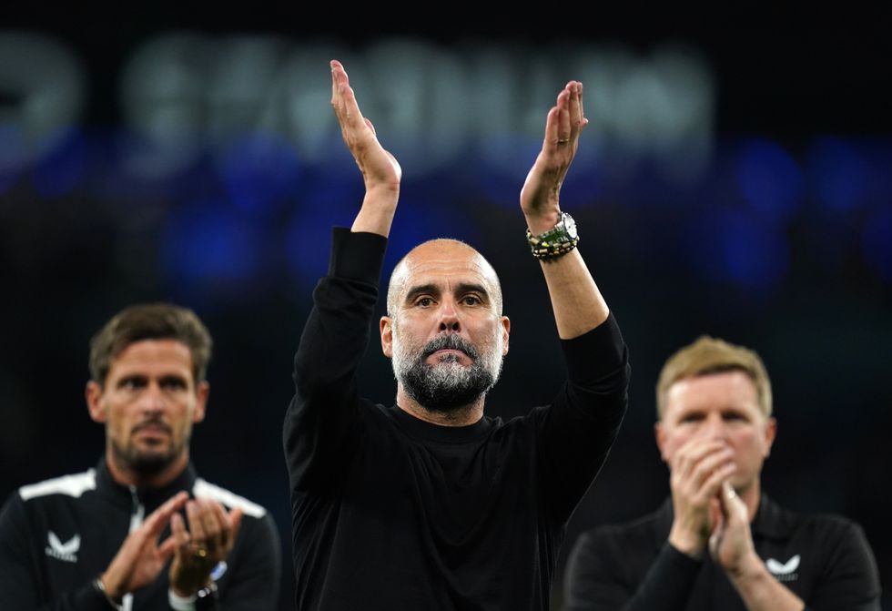 Man City boss Pep Guardiola