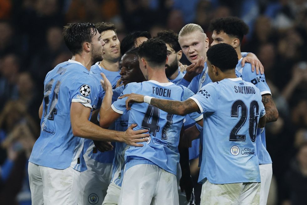 Man City have won all of their Champions League matches this season
