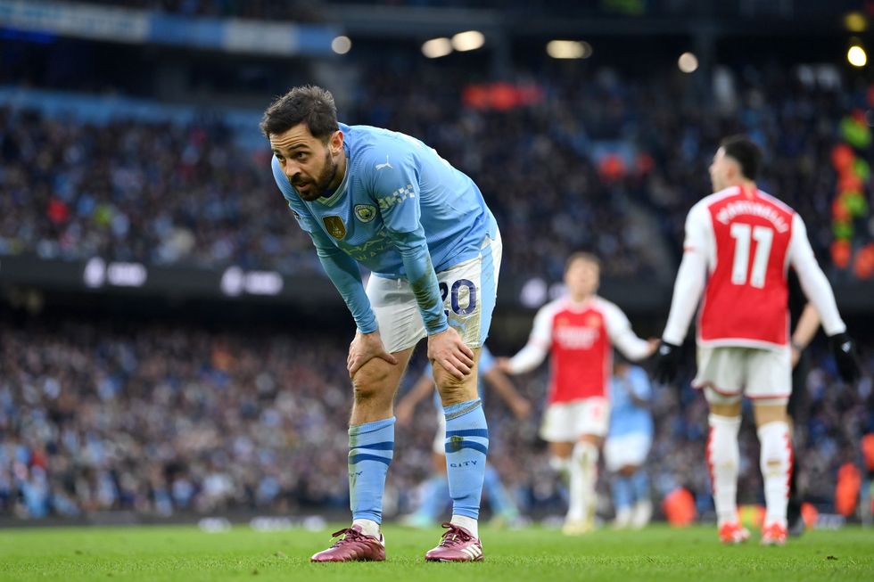 Man City news Bernardo Silva Arsenal