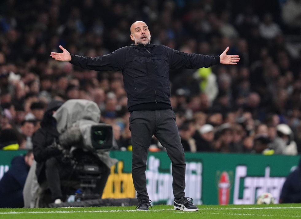 Man City Pep Guardiola Tottenham