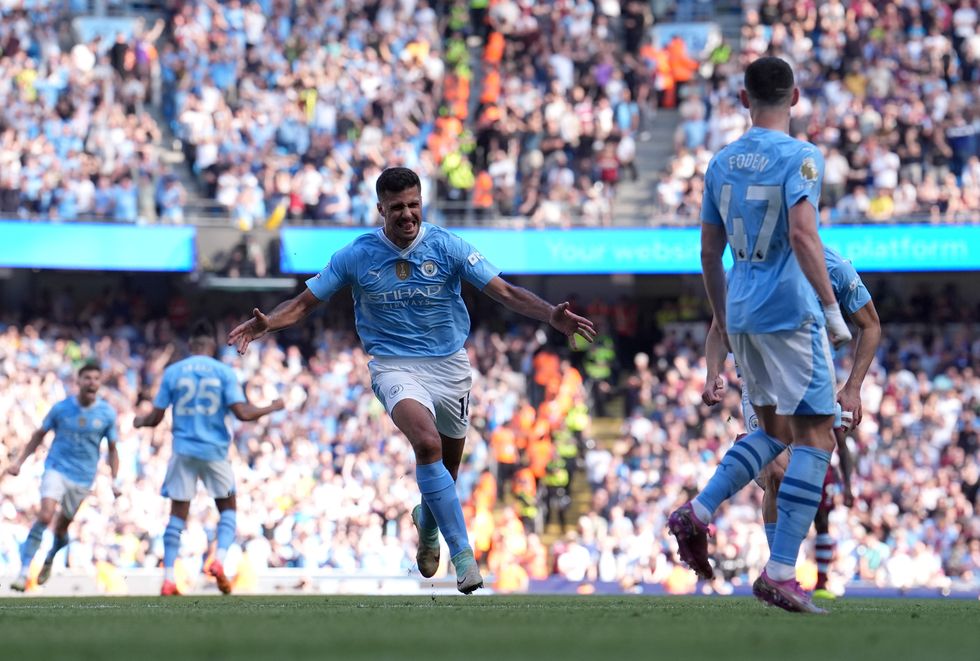 Man City Rodri West Ham