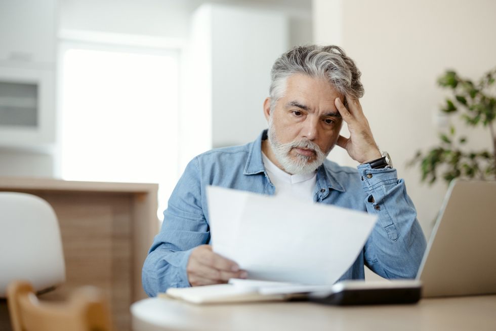Man concerned about tax bill
