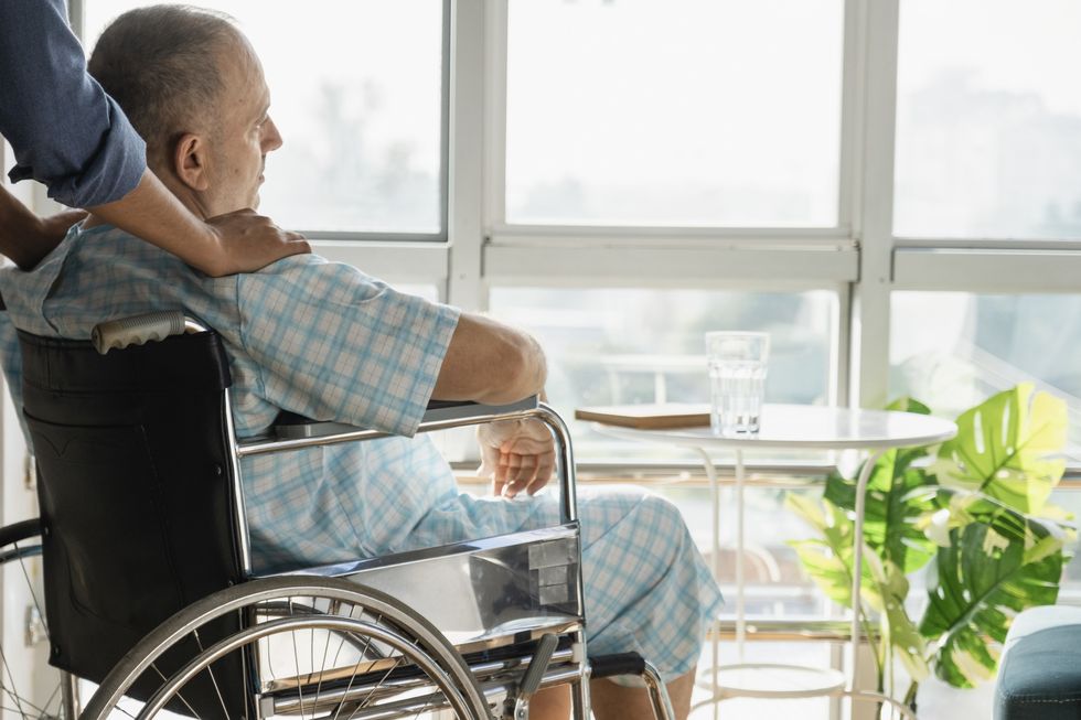 Man in wheelchair