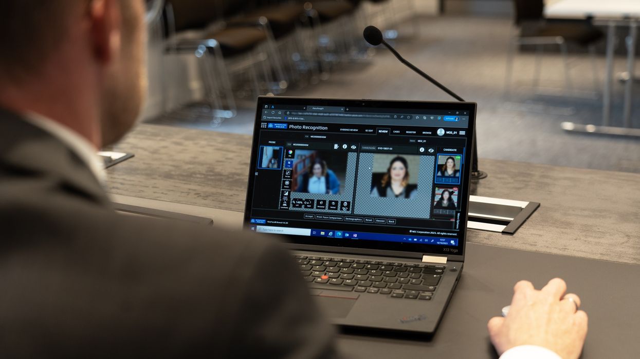 Man looking a computer screen