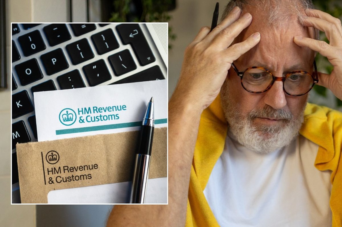 Man looking shocked and tax bill